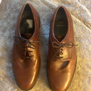 Italian leather brown oxfords.